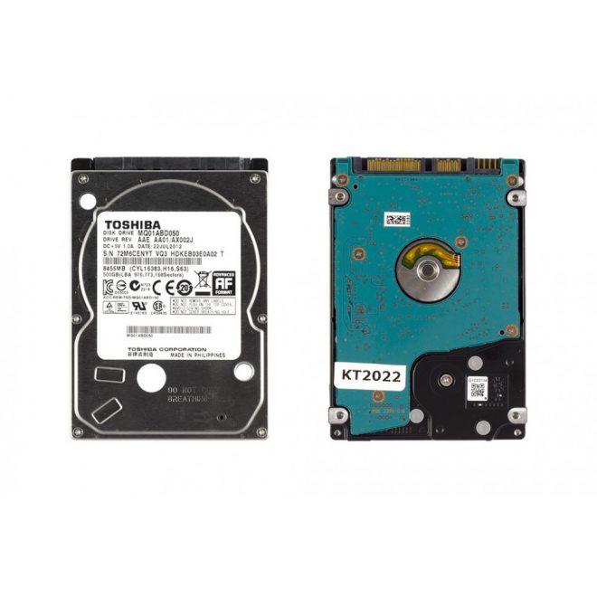 Toshiba 500GB SATA2 használt winchester, MQ01ABD050