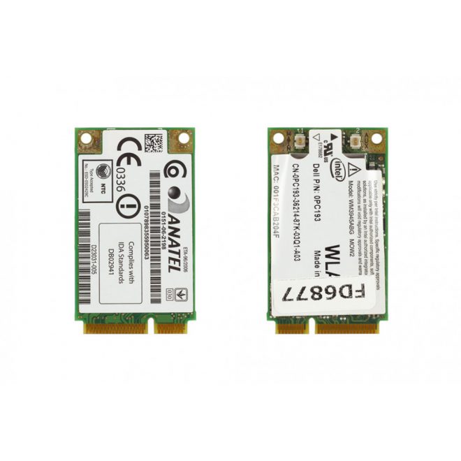 Intel WM3945ABG használt Mini PCI-e WiFi kártya Dell (0PC193)