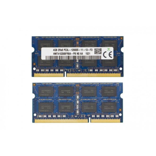 4GB DDR3L 1600MHz low voltage (1,35V) laptop memória