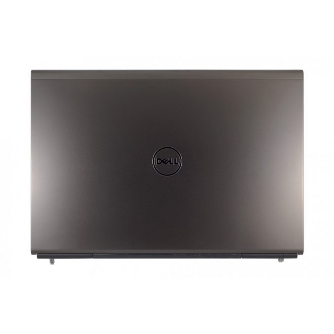 Dell Precision M4600 használt ezüst LCD hátlap WiFi antennával és zsanér párral, 04TY54