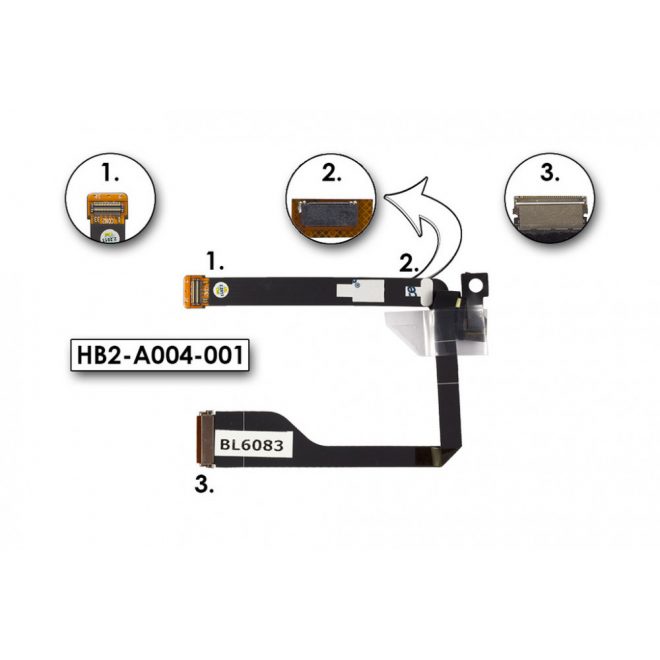 Acer Aspire S3-391 gyári új LCD kábel, HB2-A004-001