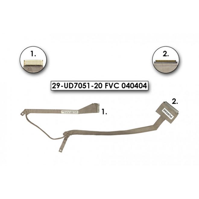 Fujitsi-Siemens Amilo D1840,D1845 A1630 használt LCD kábel,