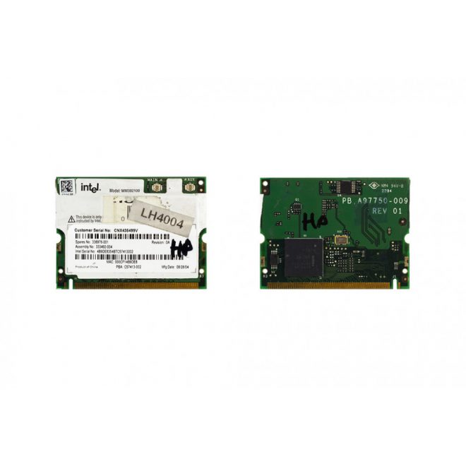 Intel Pro Wireless 2100b használt Mini PCI WiFi kártya HP Compaq (336977-001)