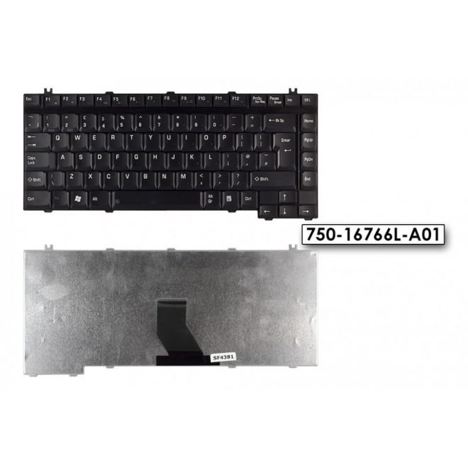 Toshiba Tecra A10, M10, S10 gyári új UK angol billentyűzet, 750-16766L-A01