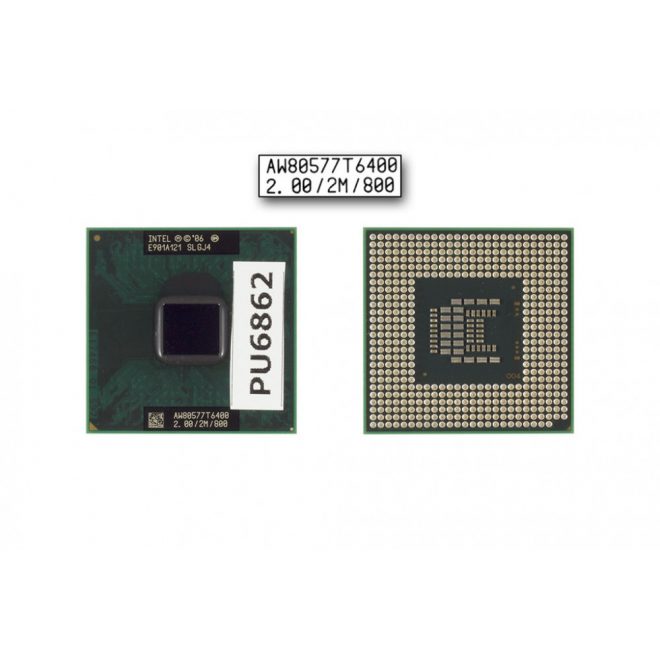 Intel Core 2 Duo T6400 2000MHz használt CPU (SLGJ4)