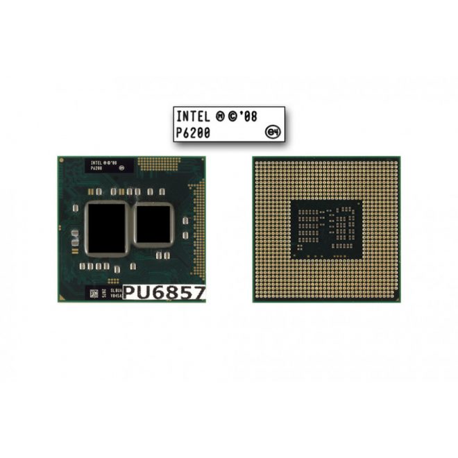 Intel Pentium Dual-Core P6200 2133MHz használt CPU (SLBUA)