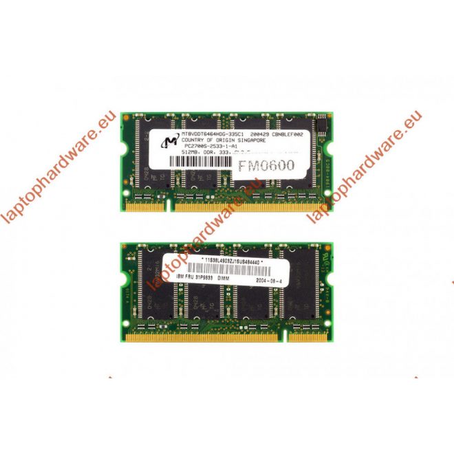 512MB DDR 266MHz használt memória