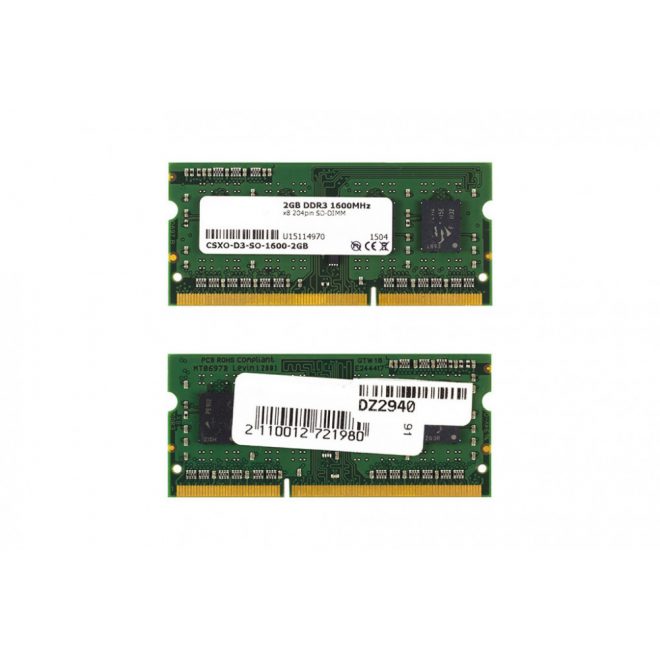 2GB DDR3 1600MHz gyári új laptop memória