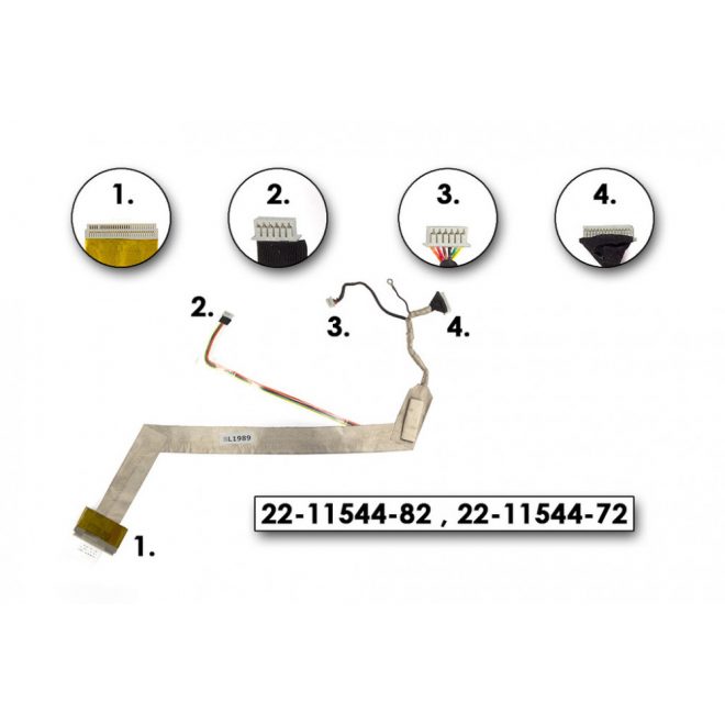 Fujitsi-Siemens Amilo Li1705 használt LCD kábel, 22-11544-82