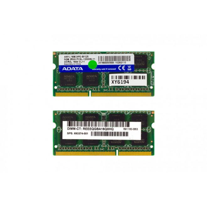 8GB DDR3L 1600MHz használt low voltage memóra 