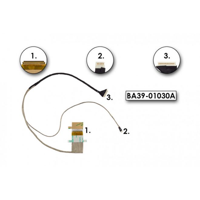 Samsung NPRV511, NPRV515, NPRV520 gyári új LCD kijelző kábel BA39-01030A