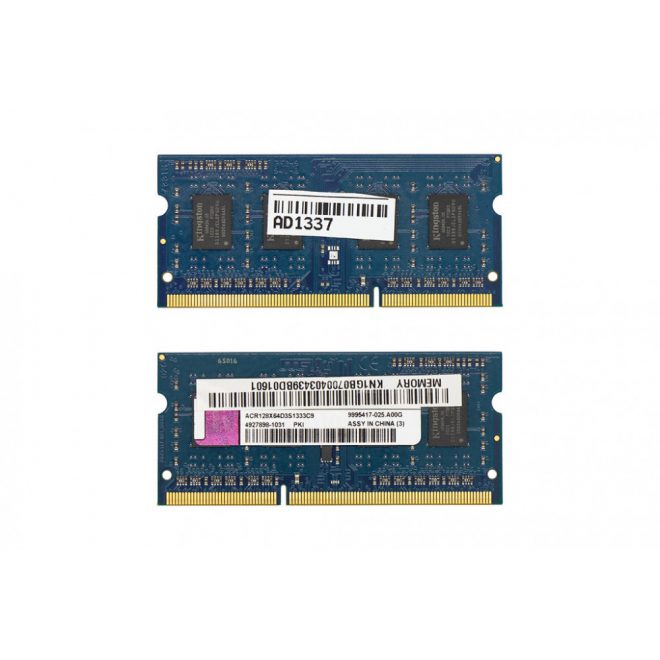 Kingston 1GB DDR3 1333MHz használt memória Acer 