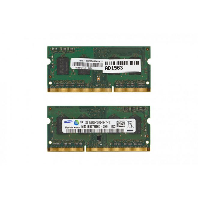 Samsung 2GB DDR3 1333MHz használt memória Lenovo (FRU 55Y3713,  55Y3716)