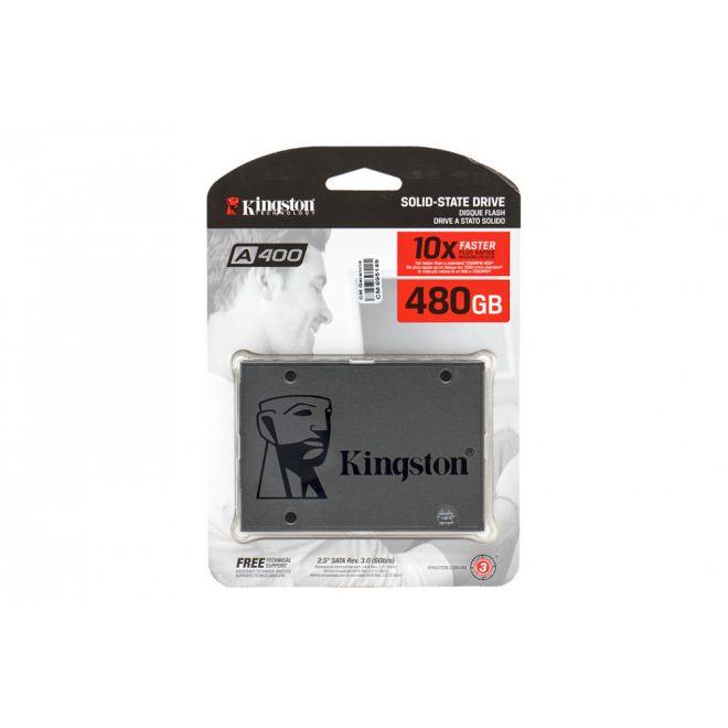 Kingston A400 480GB SSD meghajtó (SA400S37/480G) | 3 év garancia! 