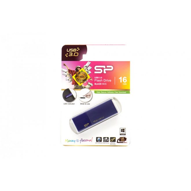 Silicon Power Blaze B05 16GB USB 3.0 sötétkék pendrive (SP016GBUF3B05V1D)