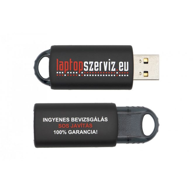 8GB fekete pendrive LSZ.EU (szerviz) logóval