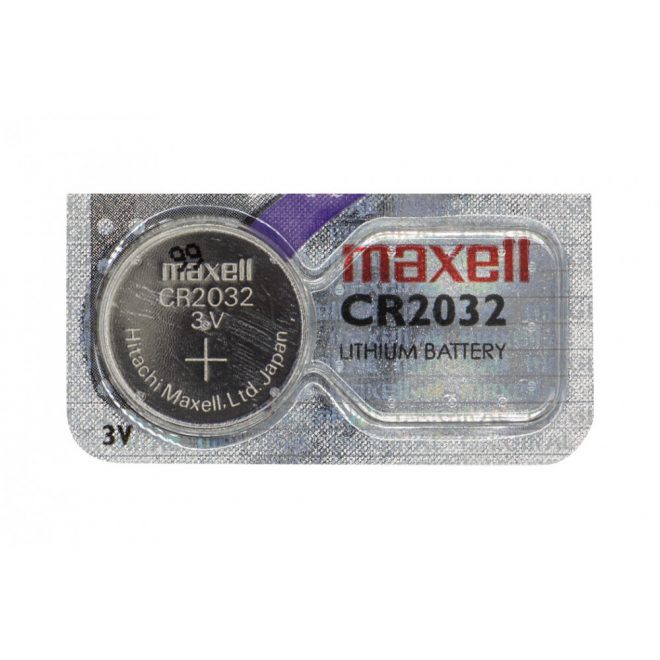 CR2032 CMOS elem, 3V-os Maxell gombelem