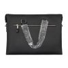 SUMDEX Continent Executive 14"-15"-16 colos fekete női eco bőr táska (CM-142 BLACK)