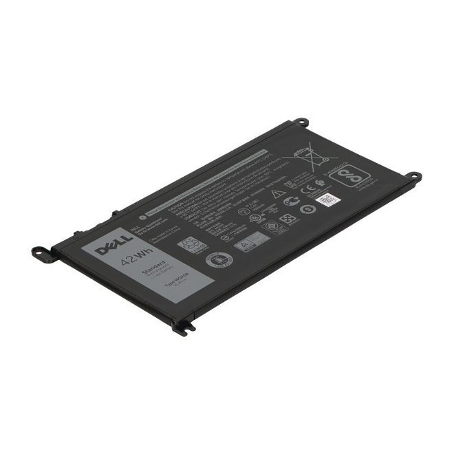 Dell Inspiron 13 7368, 15 5568, 17 5765, Latitude 3189 gyári új 3 cellás 3500mAh 42Wh akkumulátor (WDX0R, Y3F7Y)