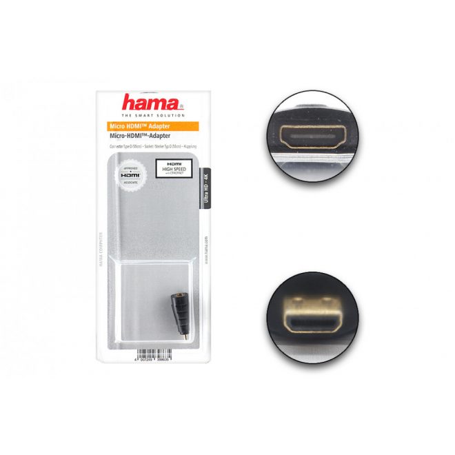 Hama HDMI (anya) - micro HDMI (apa) átalakító (039863)