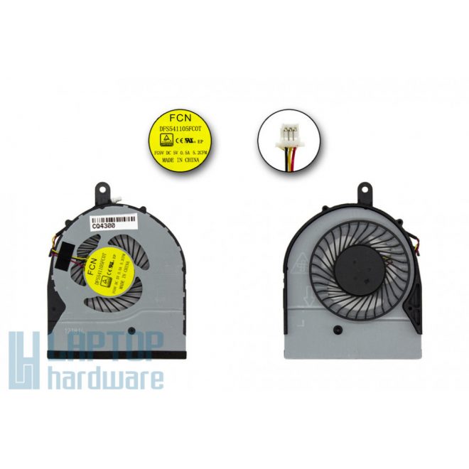 Dell Inspiron 5558, 5758, Vostro 3458, 3558 használt hűtő ventilátor (DFS541105FC0T, FG9V)