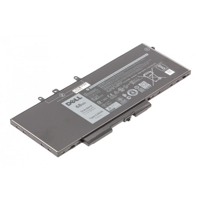 Dell Latitude 5480, 5580, 5490, 5491 Precision 3520 gyári új 4 cellás 8500mAh 68Wh akkumulátor (GJKNX, 0GJKNX)