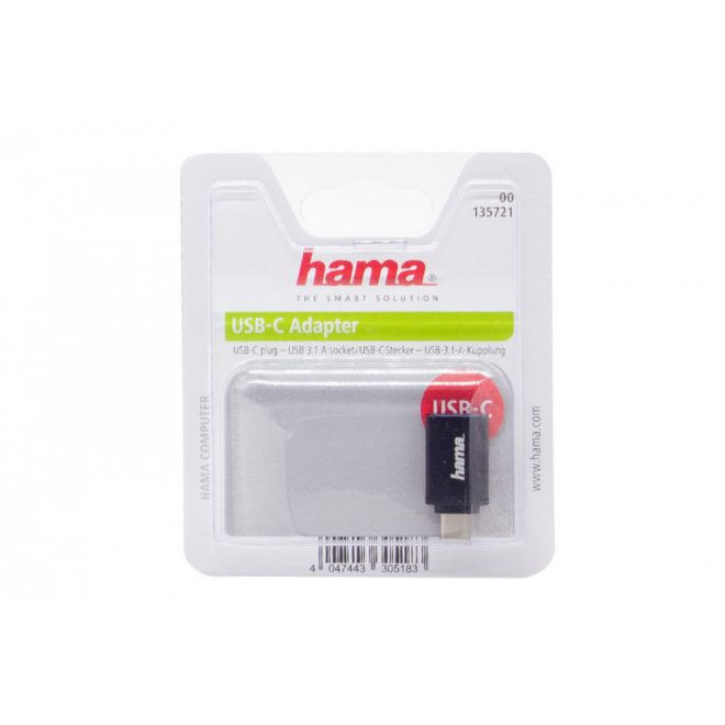 Hama USB 3.1 (anya) - USB-C (apa) átalakító (135721)