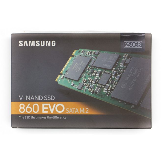 Samsung 250GB 860 EVO M.2 (2280) SATA SSD meghajtó kártya (MZ-N6E250BW) | 5 év garancia