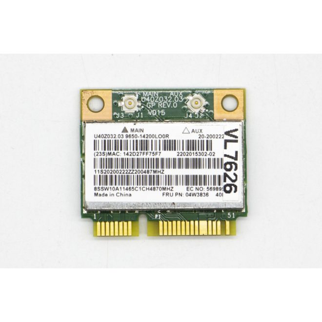 Broadcom BCM943142HM gyári új WIFI + Bluetooth kártya