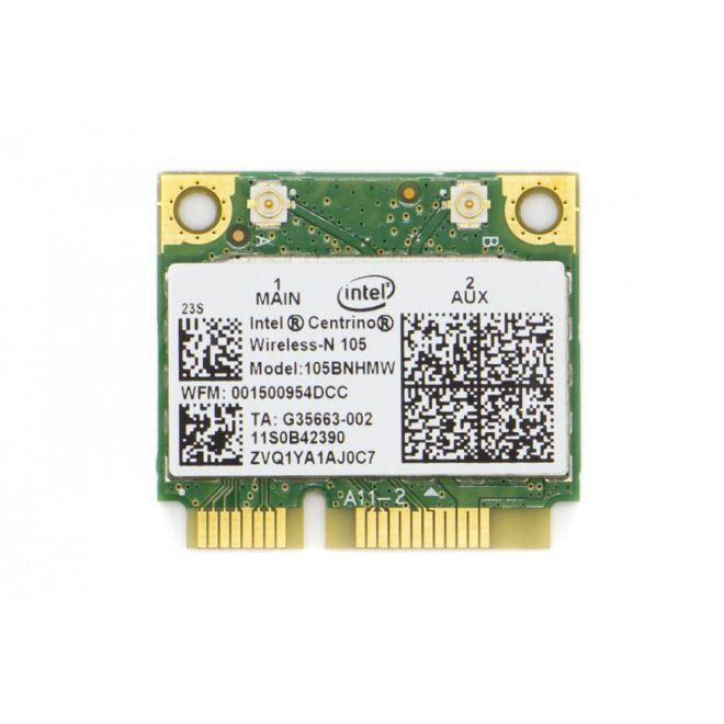 Intel Centrino Wireless-N 105 gyári új Mini (half) PCI-e WiFi (Single Band) kártya (105BNHMW)