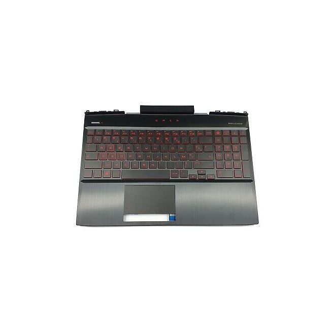 HP Omen 15T-DC100 fekete-piros spanyol Laptop billentyűzet