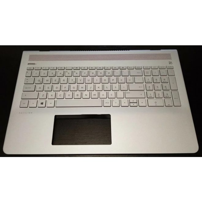 HP Pavilion 15 CC500 ezüst háttér-világításos görög billentyűzet modul (929871-151)