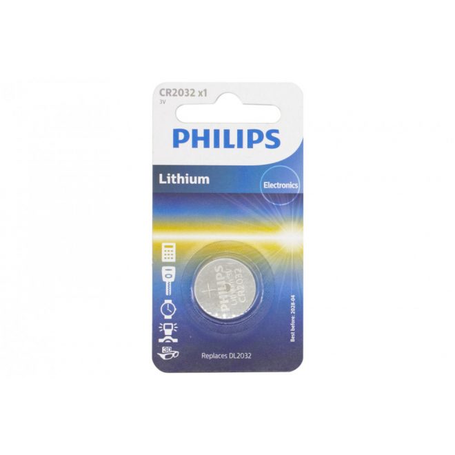 CR2032 CMOS elem, 3V-os Philips