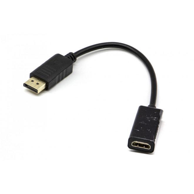 DisplayPort (apa - m) - HDMI (anya - f) átalakító kábel