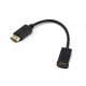 DisplayPort (apa - m) - HDMI (anya - f) átalakító kábel