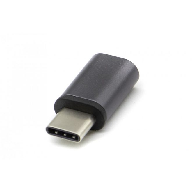 microUSB (anya) - USB C (Type-C) (apa) átalakító