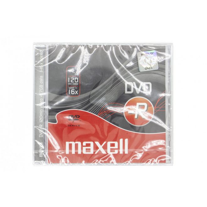 Maxell DVD lemez DVD-R 16x Normál tok, 275517.20.JP