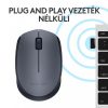 Logitech M170 szürke vezeték nélküli USB optikai egér (910-004642)