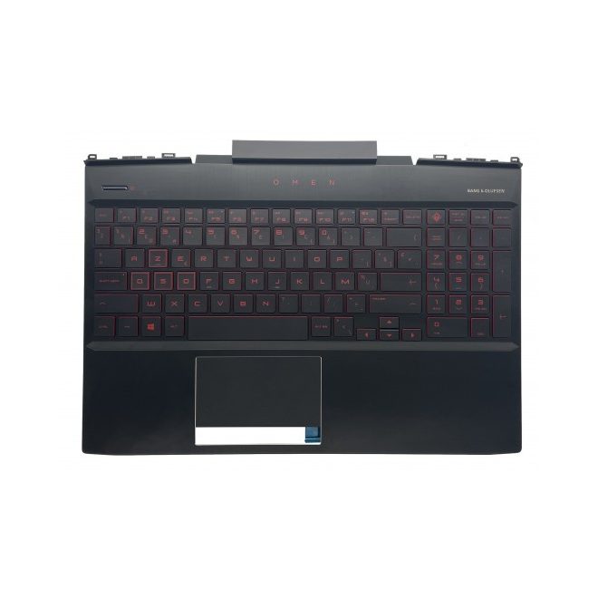 HP Omen 15-DC100 fekete-piros belga Laptop billentyűzet