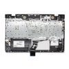 HP Pavilion 15-CC5, 15-CC6, 15-CC7, 15T-CC500 sorozathoz gyári új ezüst-pezsgő cseh háttér-világításos billentyűzet modul (929869-FL1)