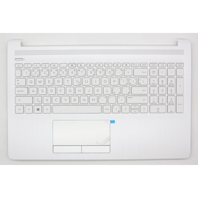 HP 15 15-da01 fehér cseh/szlovák Laptop billentyűzet