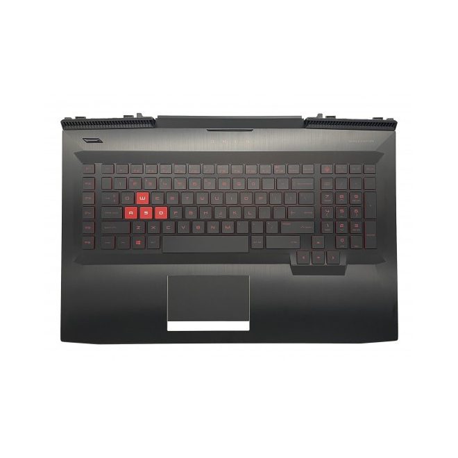 HP Omen 17-AN000 fekete-piros cseh/szlovák Laptop billentyűzet