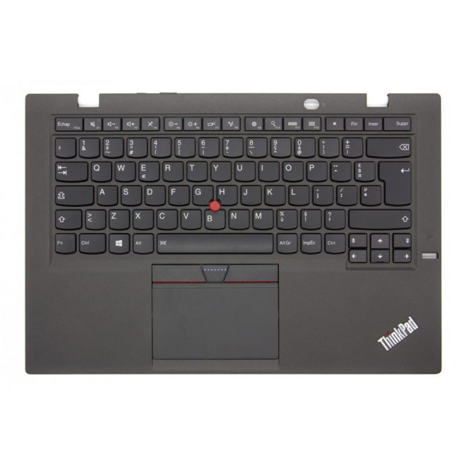 Lenovo ThinkPad X1 Carbon Gen 3 fekete francia Laptop billentyűzet