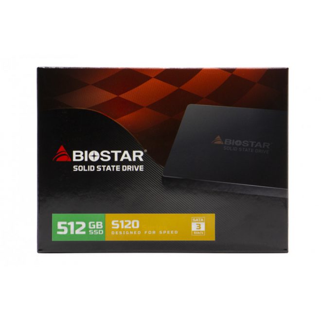 Biostar S120 512GB SSD SA902S2E35 | 3 év garancia! 