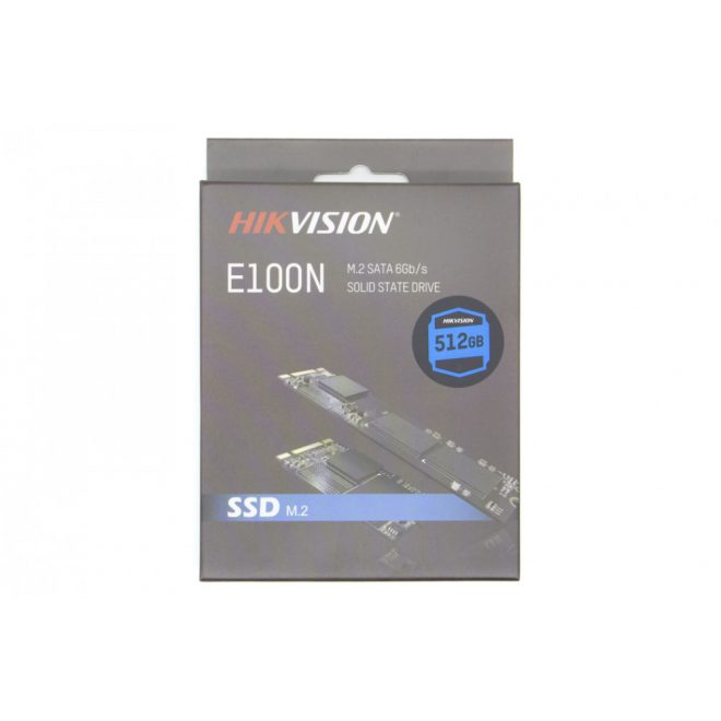 Hikvision E100N 512GB gyári új M.2 SATA SSD kártya (HS-SSD-E100NI/512G/2280)