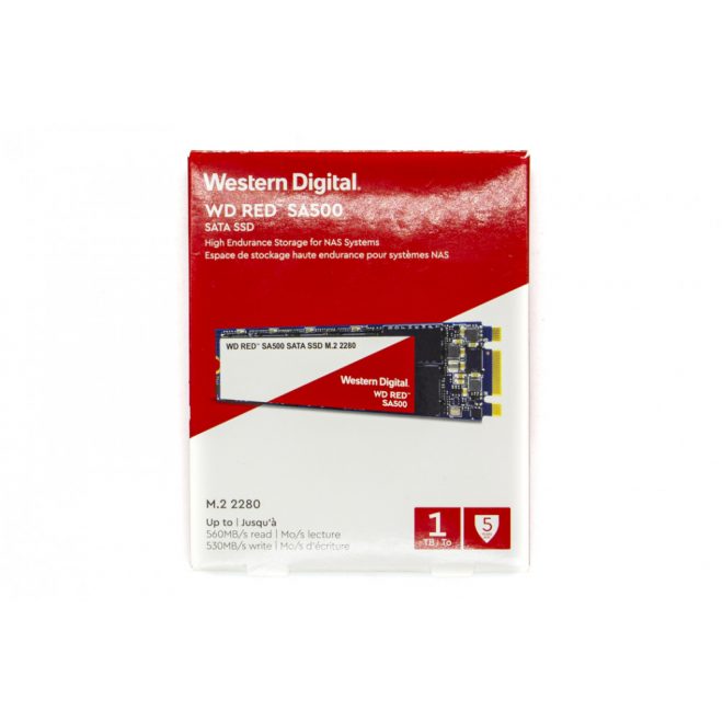 Western Digital Red 1TB M.2 (2280) SATA SSD (SA500, WDS100T1R0B)