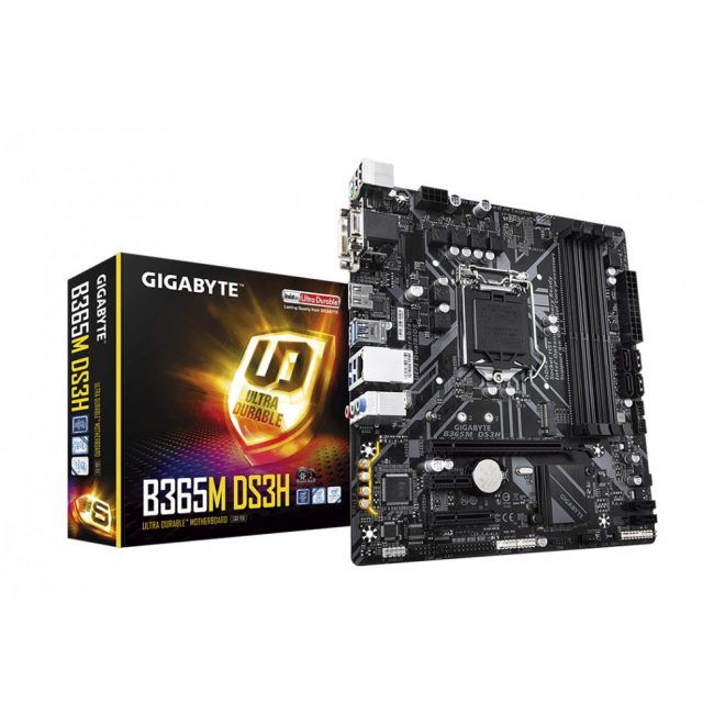 Gigabyte B365M DS3H gyári új Intel B365 LGA-1151 DDR4 Micro-ATX PC alaplap