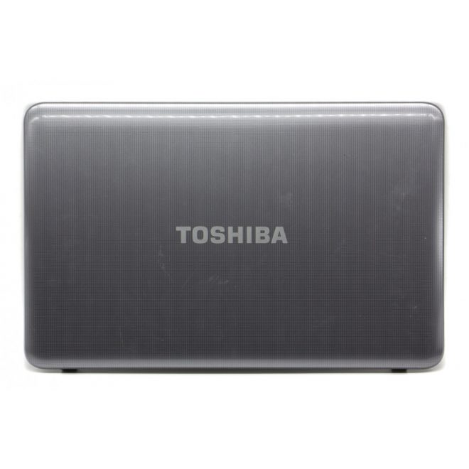 Toshiba L850, L855, C850, C855 használt szürke LCD hátlap WiFi antennával (H000038660, 13N0-ZWA0Q01)