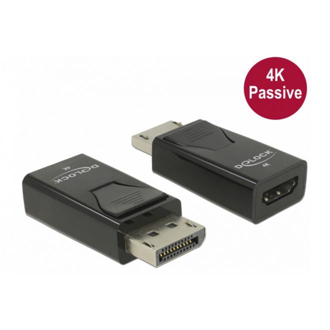 Delock DisplayPort 1.2 (apa - m) - HDMI (anya - f) átalakító (65865)