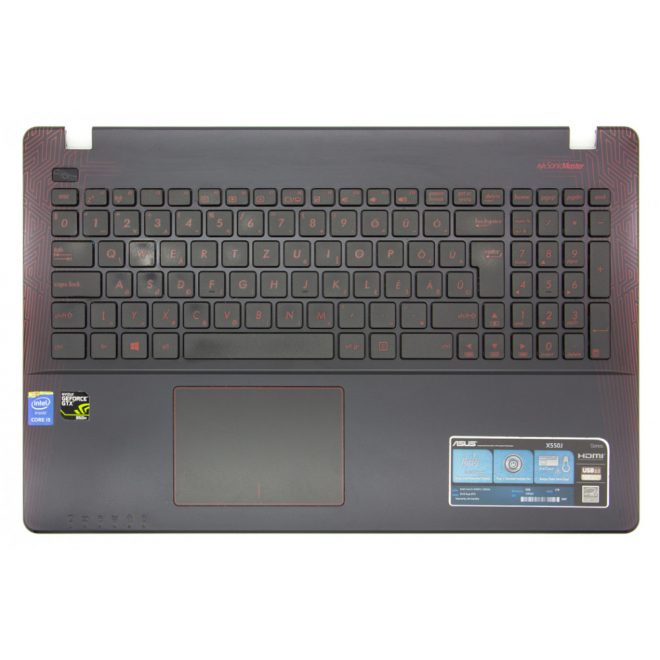 Asus F552 F552MD szürke magyar Laptop billentyűzet